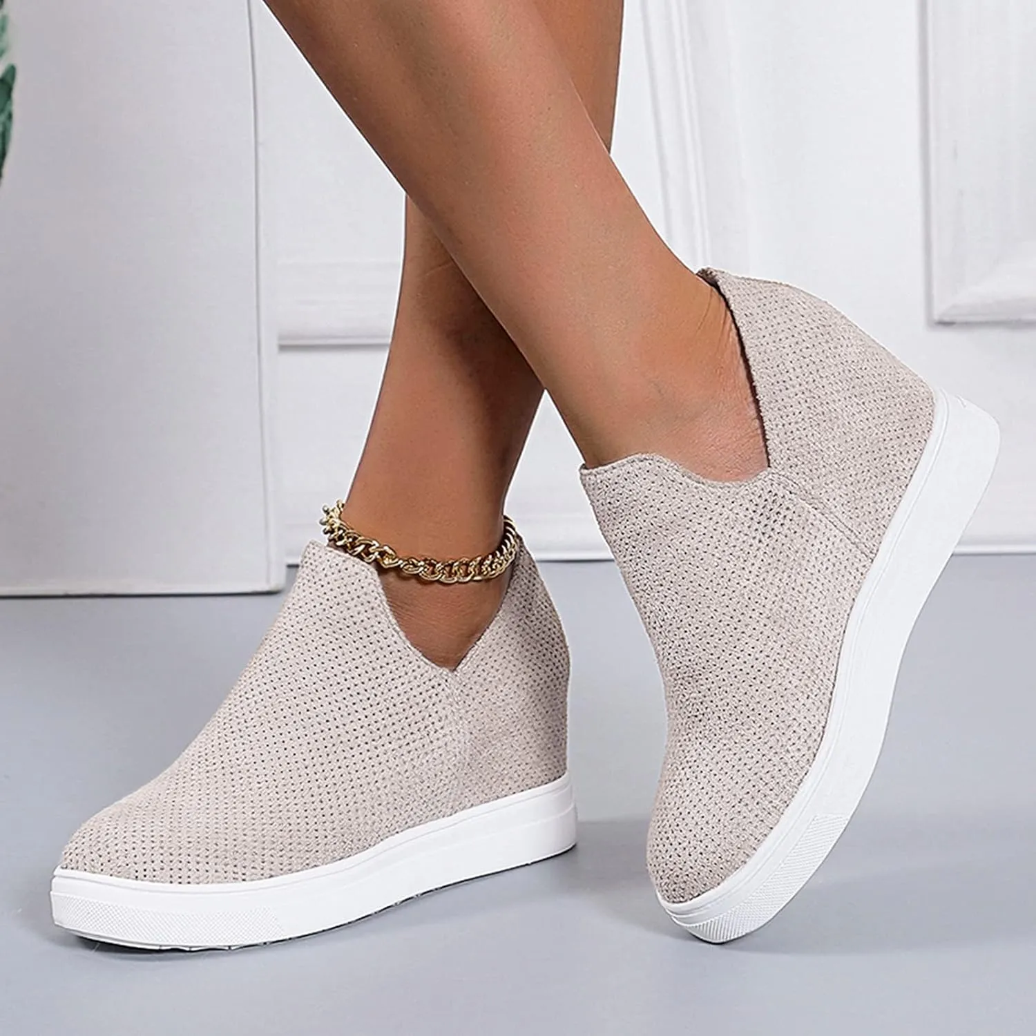 2021 Fashion Women's Shoes Leisure Breathable Mesh Outdoor Fitness Running Sport Sneakers Shoes