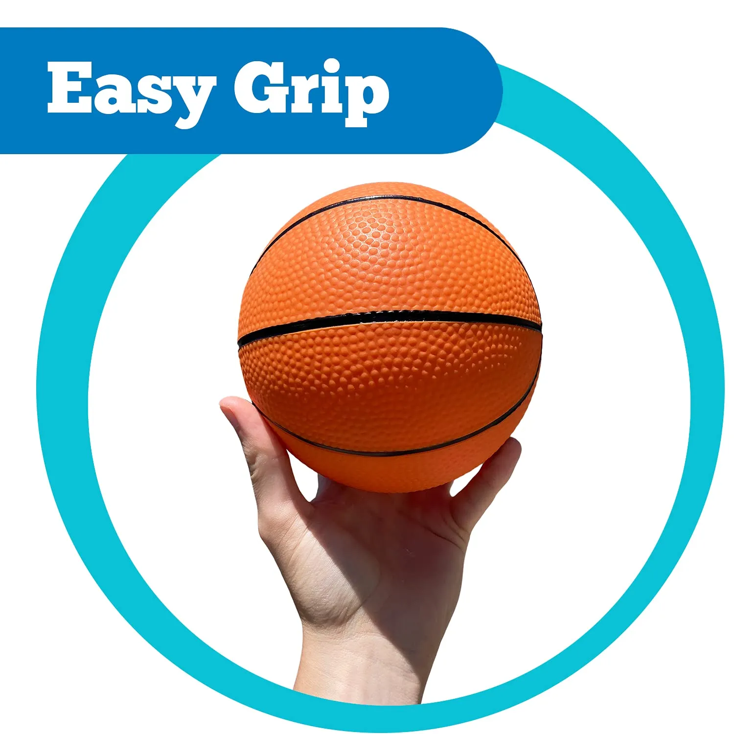 5" Mini Basketball Balls for Mini Hoop Basketball or Over The Door Basketball Hoop Games