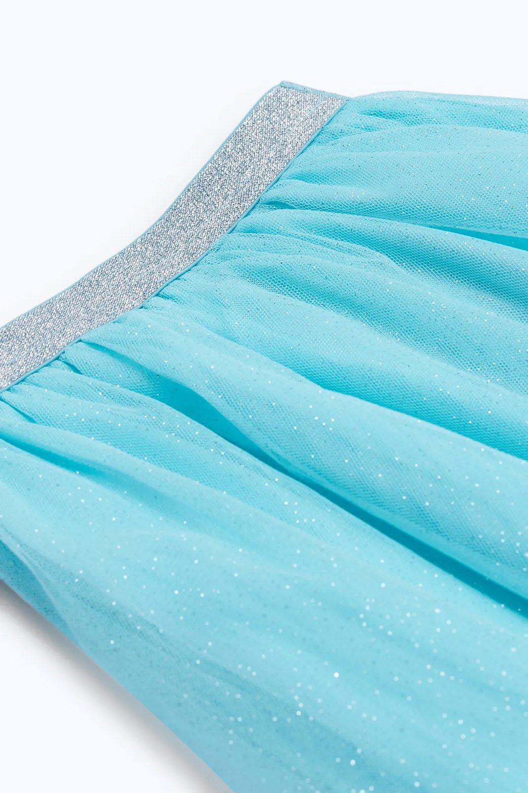 Baby Girls Blue Mesh Skirt