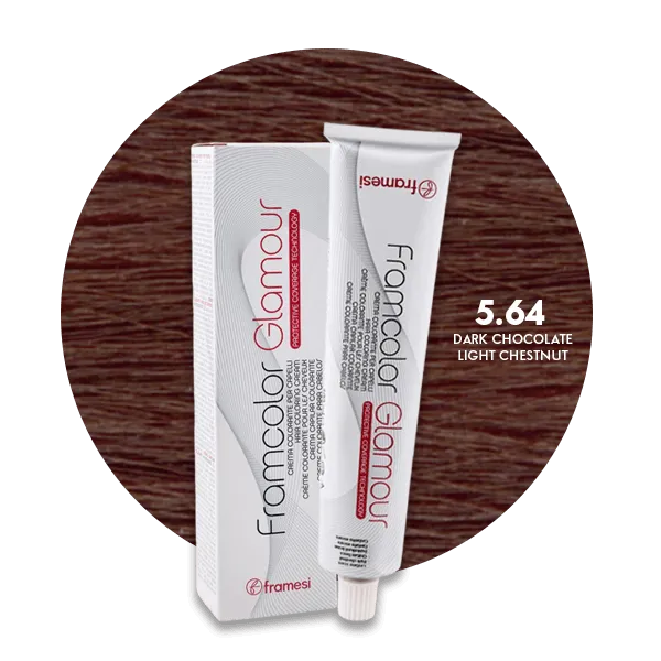 Framesi Framcolor Glamour Hair Color Cream 100ml - Dark Chocolate Light Chestnut