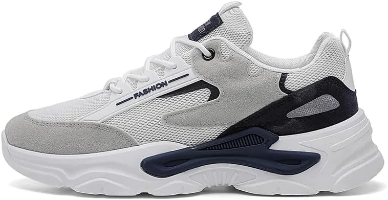 Men's Sneakers Sport Running Athletic Tennis Walking Shoes Breathable Outdoor Lace Up Casual Fitness Slip Cushioning Sneakers