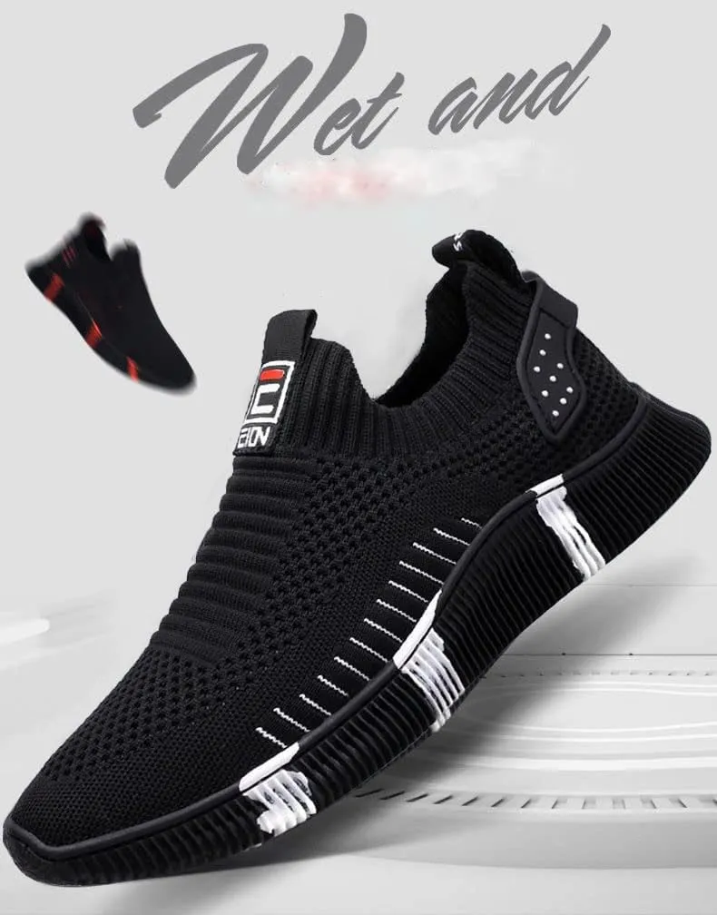 MSYINGL Men's Outdoor Hiking Orthopedic Shoes,Slip On Resistant Fitness Walking Comfort Sneakers Lightweight Casual Breathable Loafer Sneakers
