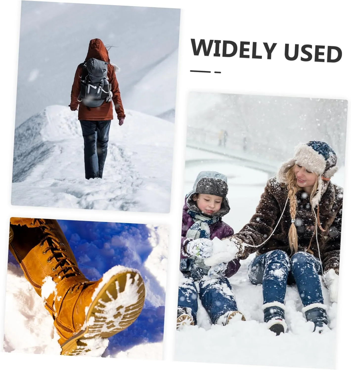 Outdoor Anti-Slip Shoe Covers Ice Skates Non-Slip Snow Cleats for Boots Non-Slip Ice Cleats for Boots