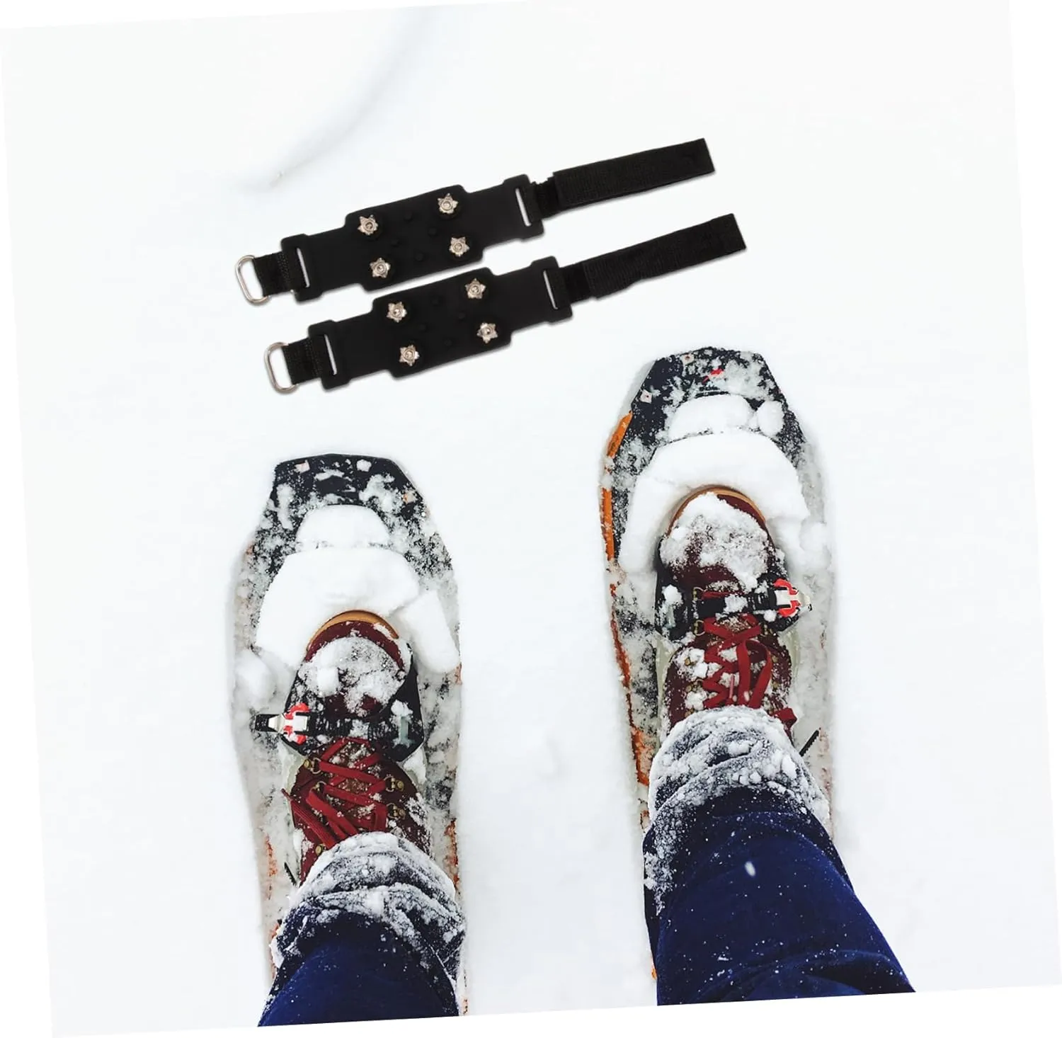 Outdoor Anti-Slip Shoe Covers Ice Skates Non-Slip Snow Cleats for Boots Non-Slip Ice Cleats for Boots