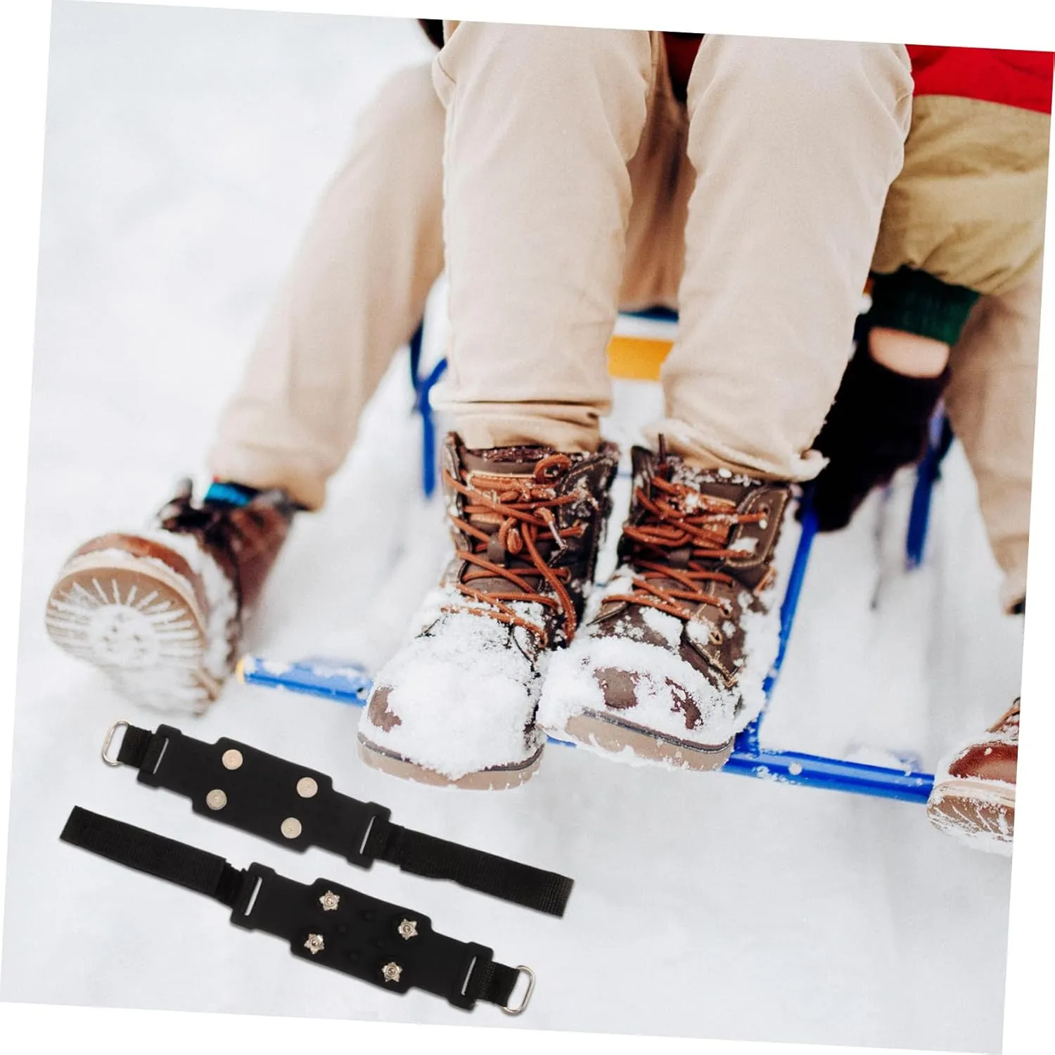Outdoor Anti-Slip Shoe Covers Ice Skates Non-Slip Snow Cleats for Boots Non-Slip Ice Cleats for Boots