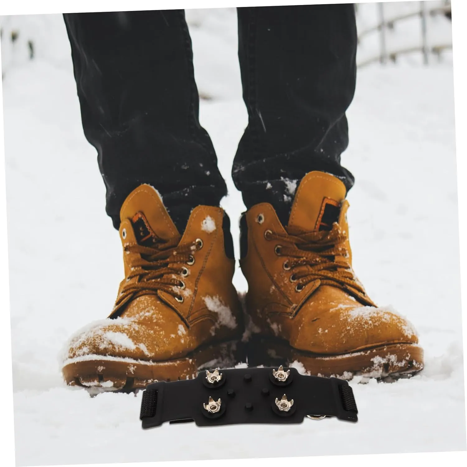 Outdoor Anti-Slip Shoe Covers Ice Skates Non-Slip Snow Cleats for Boots Non-Slip Ice Cleats for Boots