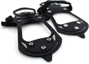 Snow Grips for Shoes Snow Cleats Ice Crampons Ice Cleats Crampons for Hiking Ice Grips for Shoes Ice