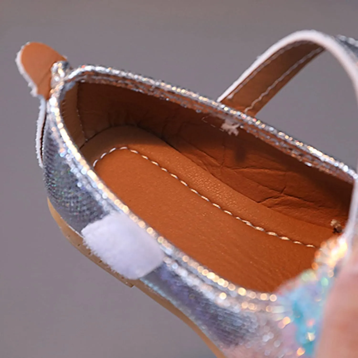Summer and Autumn Fashion Girls Casual Shoes Colorful Sequins Bow Flat Lightweight Dress Shoes Baby Boy Boots